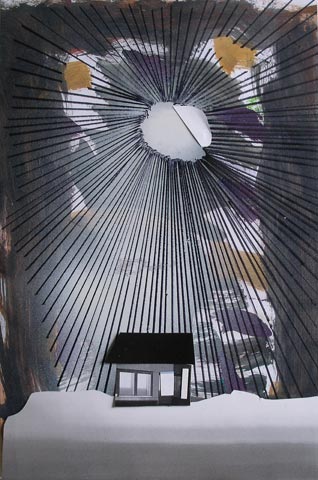 St&auml;dtische Versorgung , 40 x 50 cm, &Ouml;l/Lwd., 2003-2004