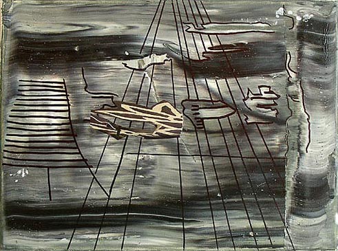 Klister, 60 x 60 cm, &Ouml;l/Lwd.,