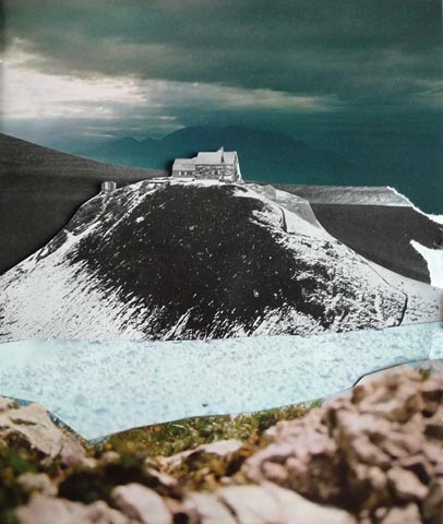 Winteranfang, 30 x 24 cm, &Ouml;l/Faserstift auf Lwd., 2005