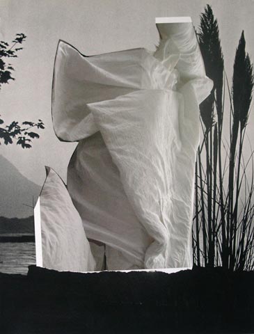 Strahlung, 30 x 40 cm, &Ouml;l/Faserstift auf Lwd., 2006