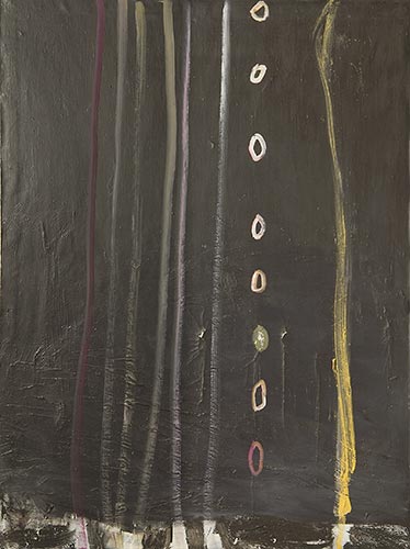 Talstation, 20 x 25 cm, Papiercollage, 2006