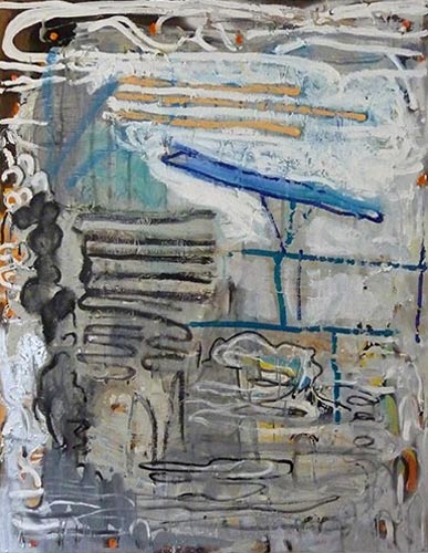 Kindergarten, 30 x 20 cm, Papiercollage, 2005