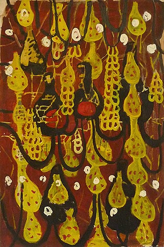 Werkstatt Max, 30 x 40 cm, Mischtechnik auf Lwd., 2006