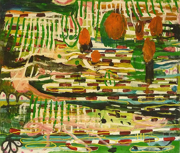 Atelier, 30 x 30 cm, Papiercollage, 2007