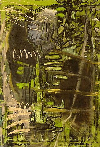 B&uuml;ro M&uuml;nchen, 30 x 40 cm, Papiercollage, 2005