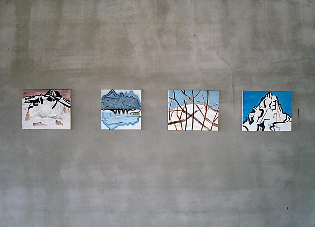 Ausstellungsaufbau, Sontrapark Sonthofen, 2006