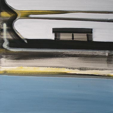 o.T., 40 x 50 cm, &Ouml;l/Lwd.,