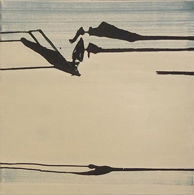 Werkstatt Max, 30 x 40 cm, Mischtechnik auf Lwd., 2006